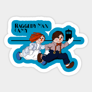 Raggedy Man and Amy Sticker